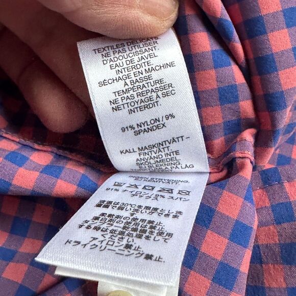 Vineyard Vines Lot of 2 Boys Performance Gingham Check Button Down Shirts M NWT - Picture 9 of 10